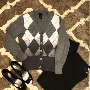 New York and Company Argyle Sweater